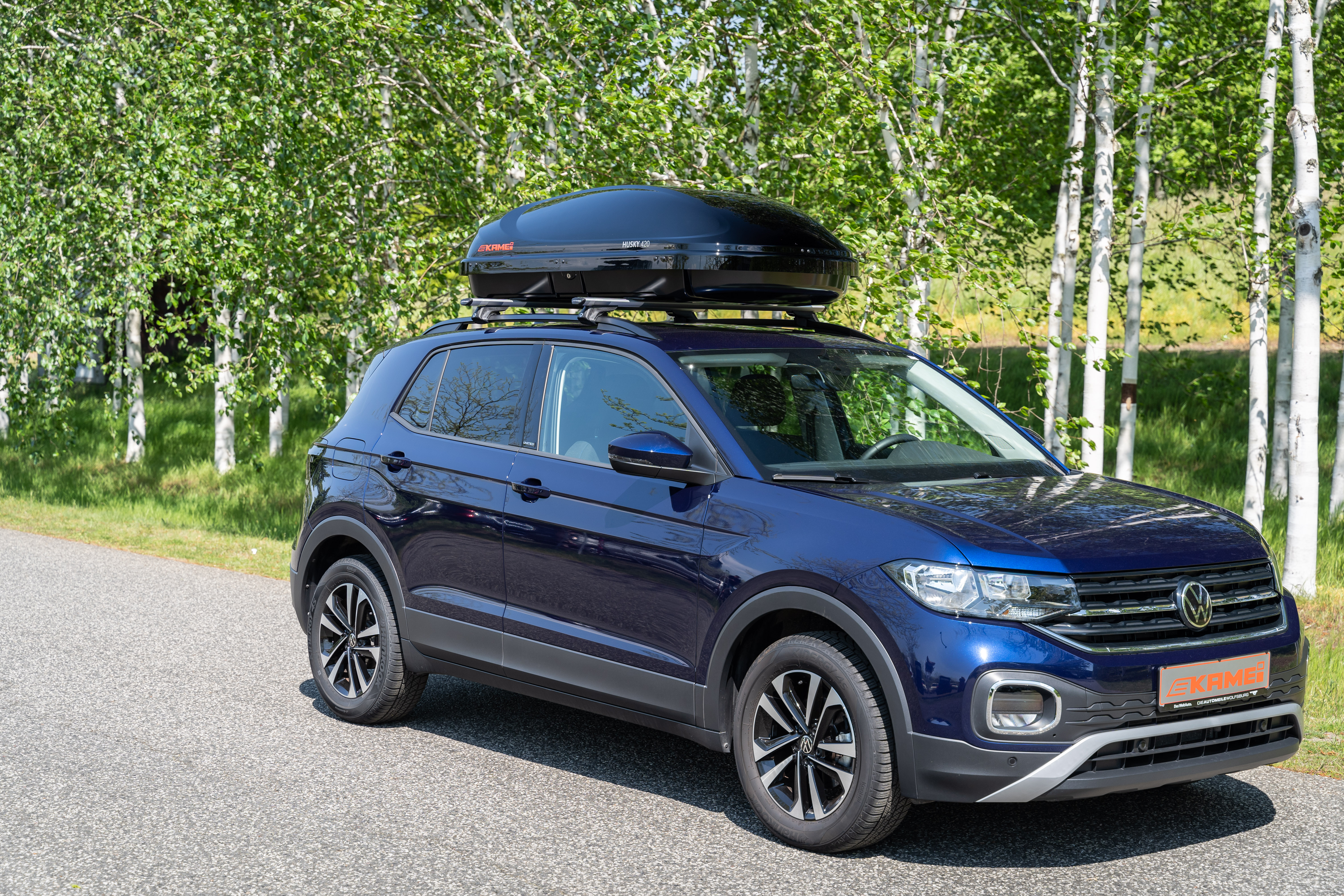 KAMEI "Husky" 420 L. schw. glanz