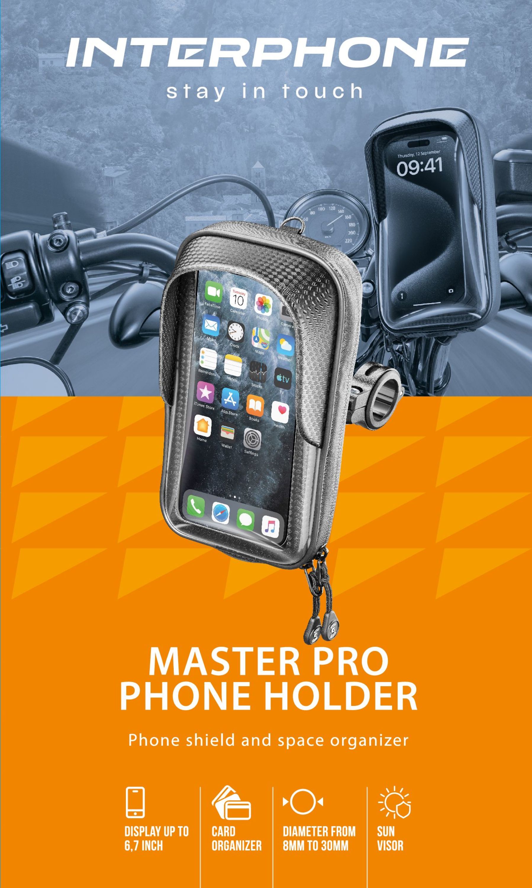 Handytasche bis 6,5" Interphone Masterpro