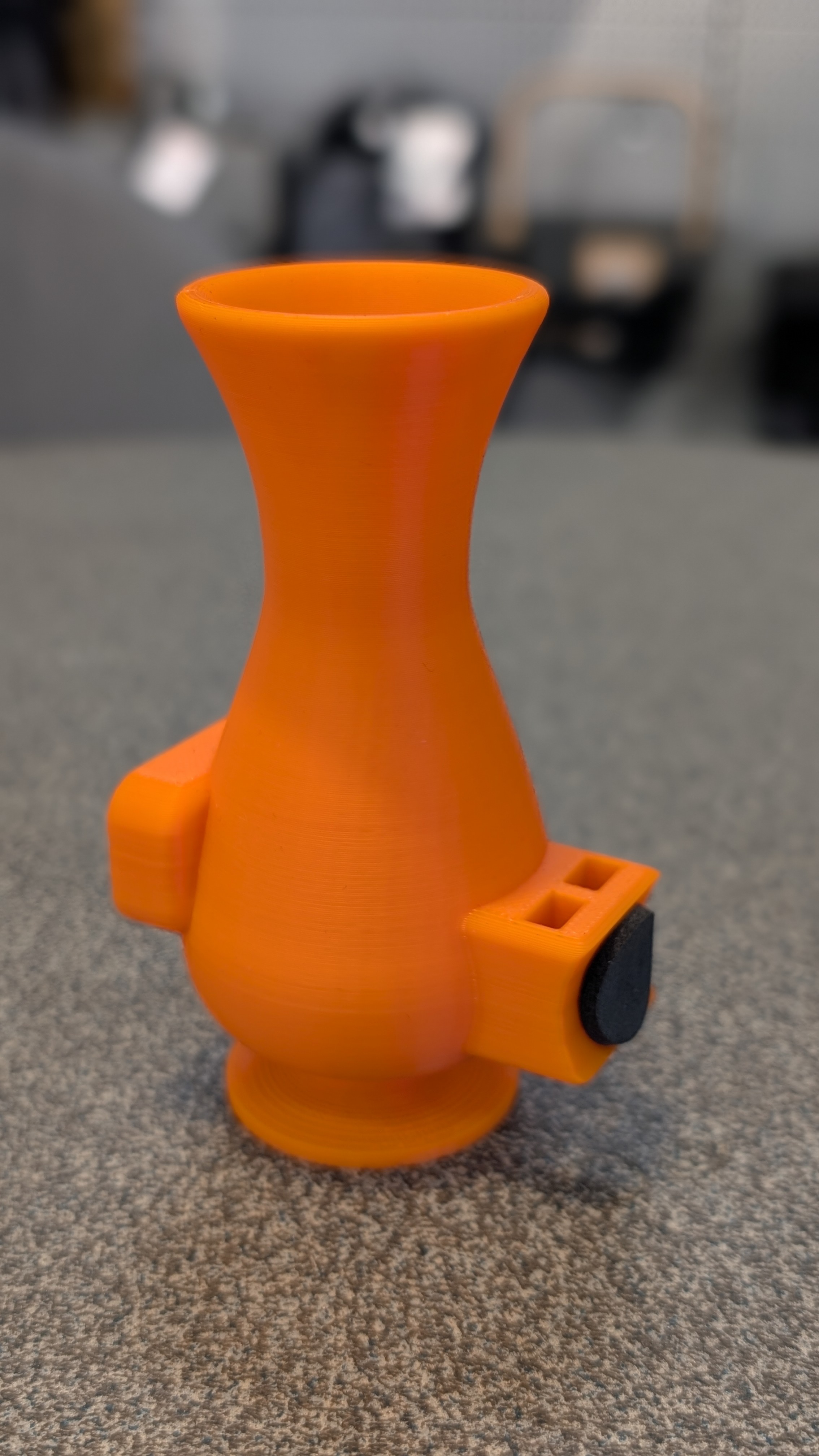 Blumenvase Zweirad-Krüger orange