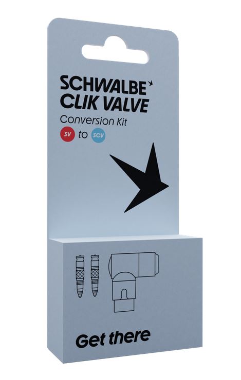 Schwalbe"ClikValve"auf SV & Kopf