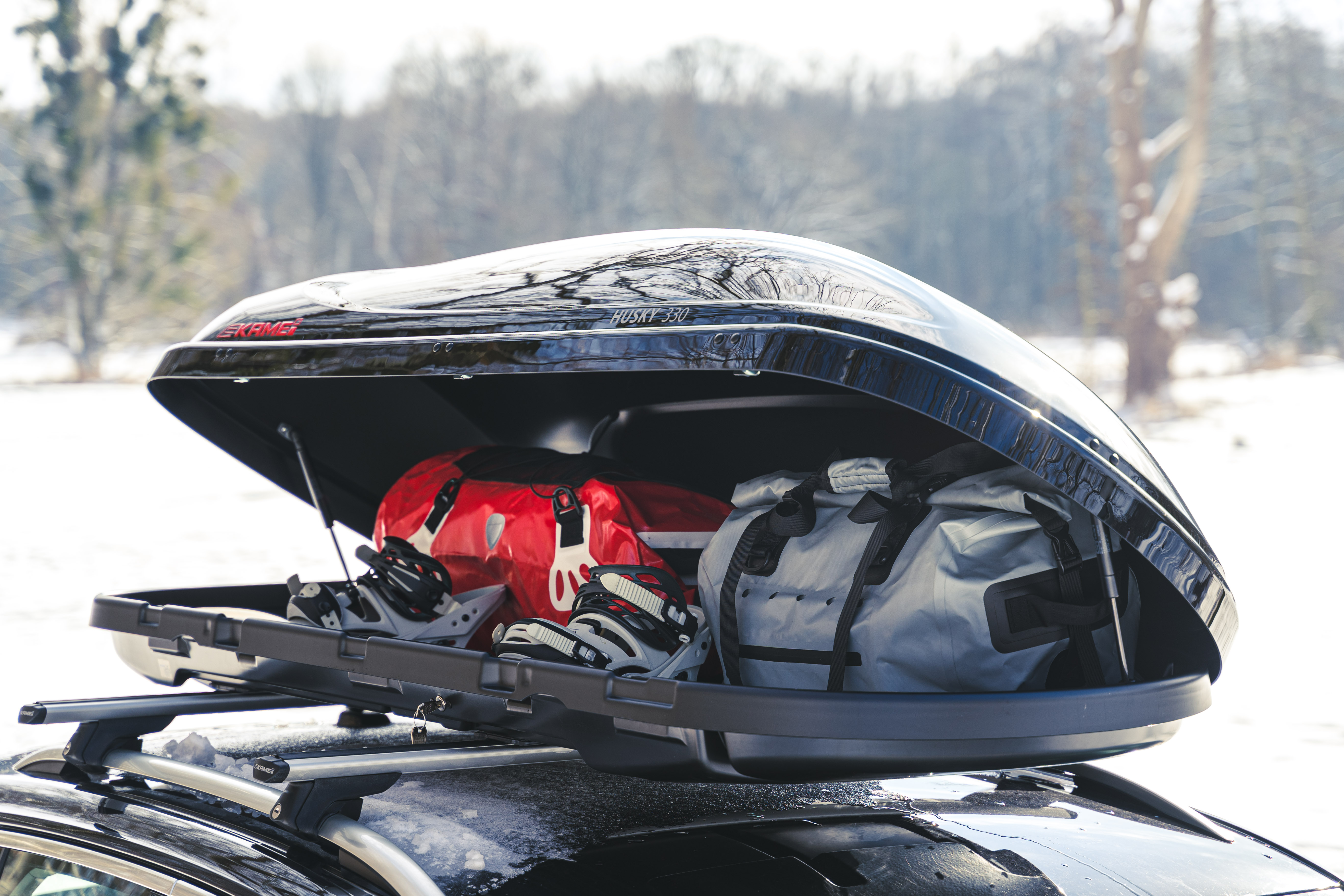 KAMEI "Husky" 330 L. schw. glanz