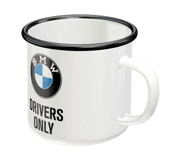 Tasse BMW Emaille Becher