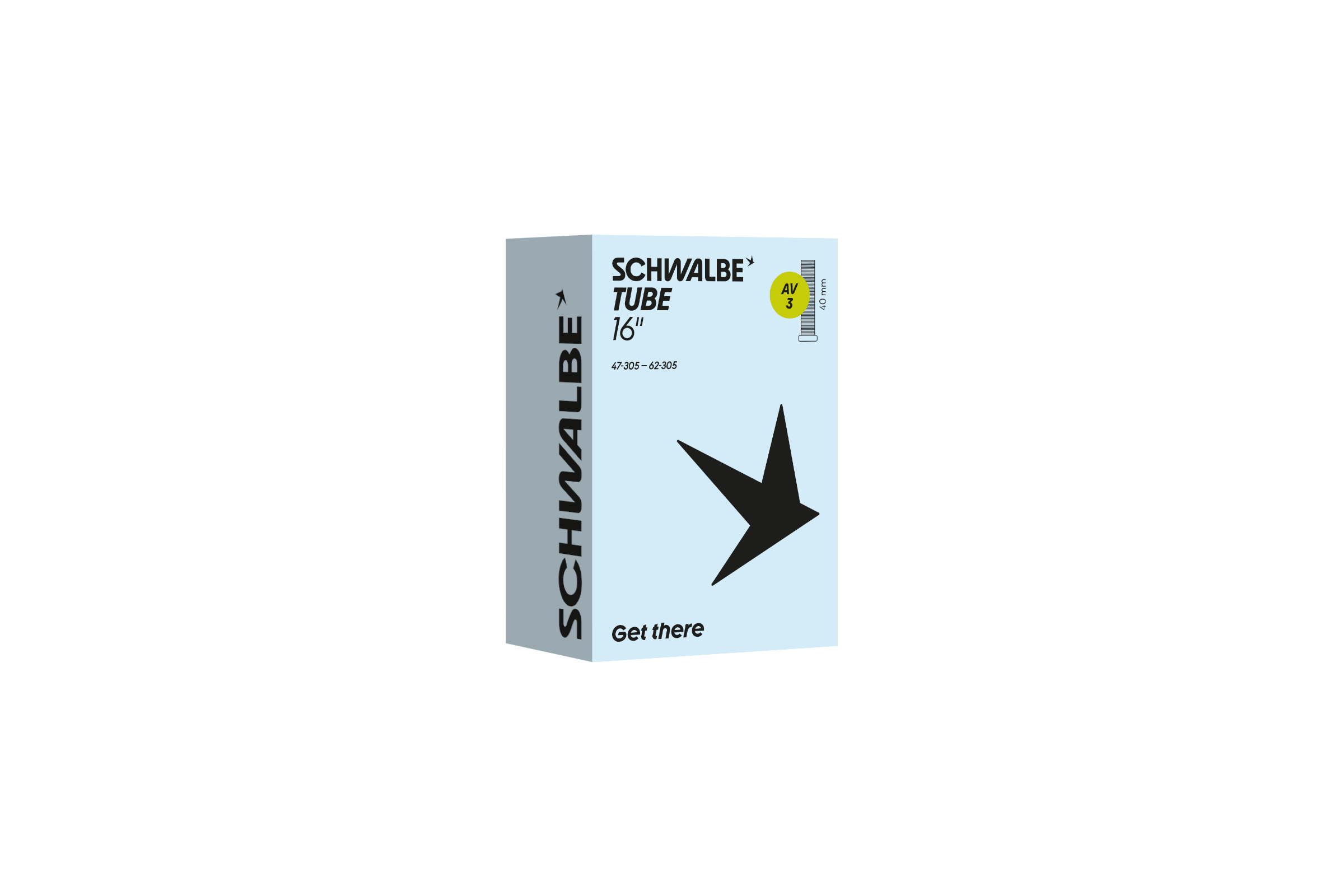Schlauch "AV3" 16" SCHWALBE