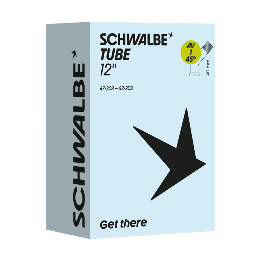Schlauch "AV1" 12" 45° SCHWALBE
