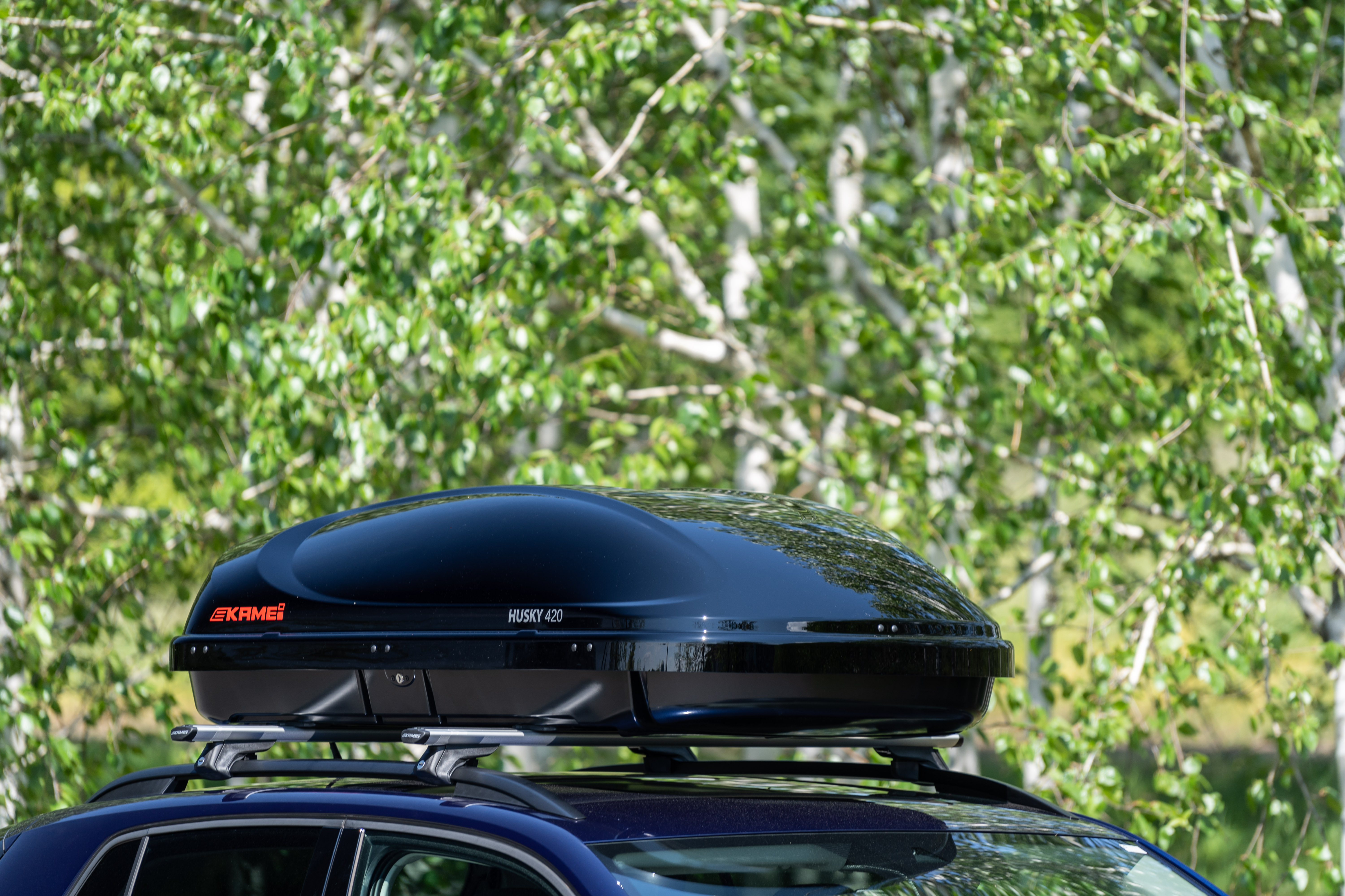 KAMEI "Husky" 420 L. schw. glanz