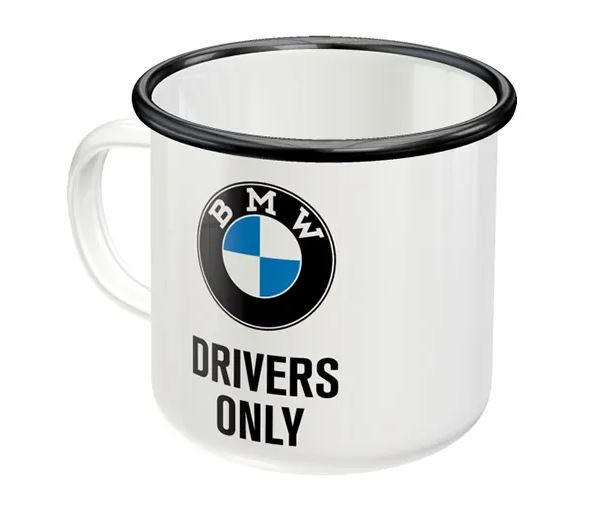 Tasse BMW Emaille Becher