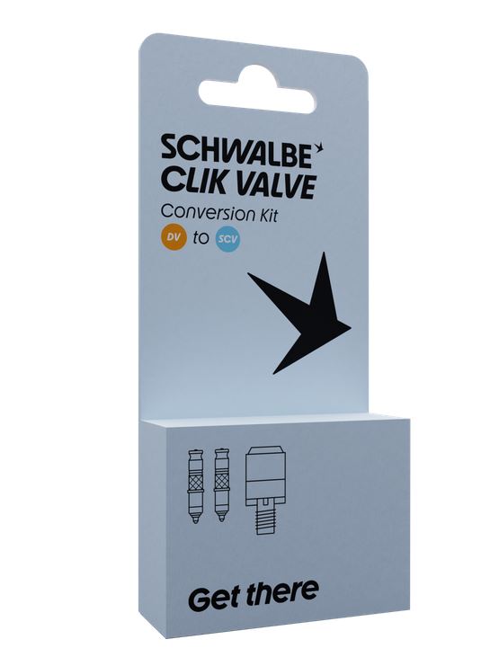 Schwalbe"ClikValve"auf SV & Adapter