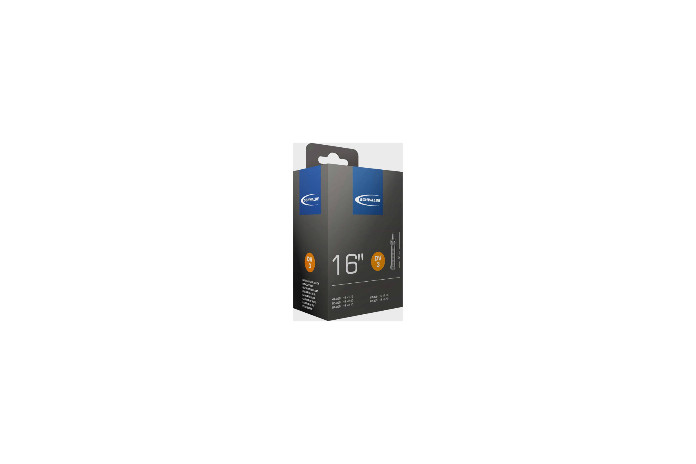 Schlauch "DV3" 16" SCHWALBE