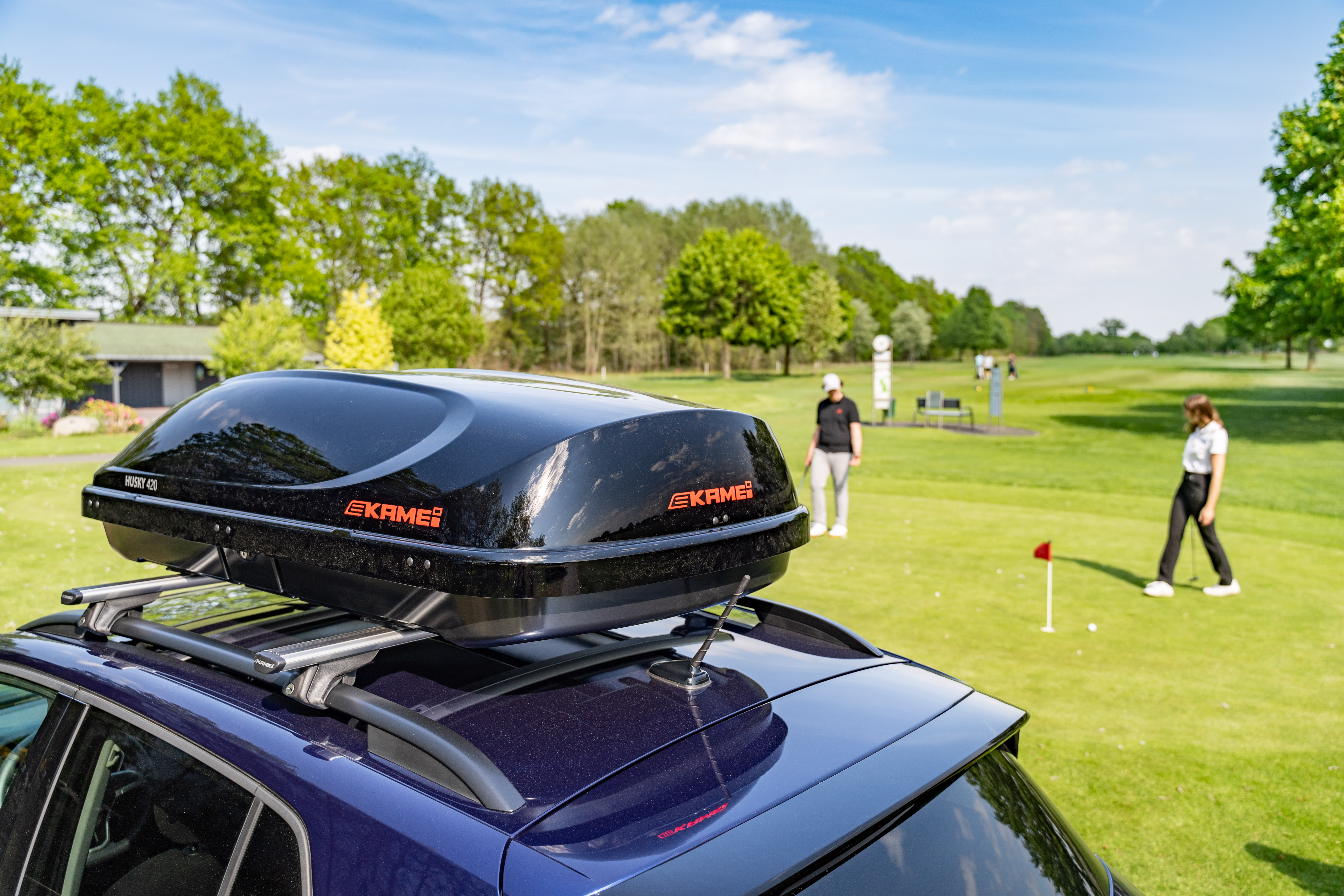 KAMEI "Husky" 420 L. schw. glanz