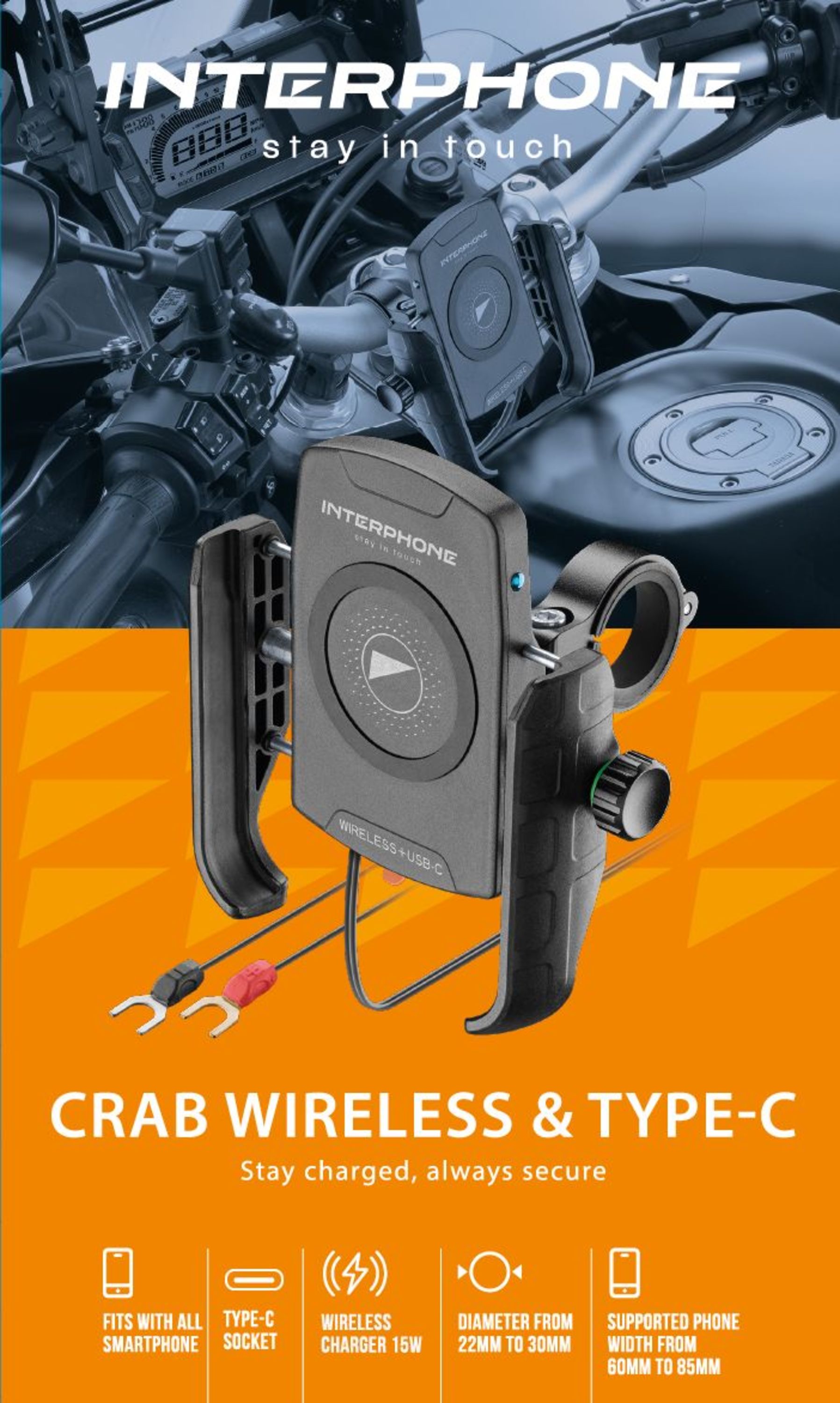 Handyhalterung Wirelessc25 + USB-C