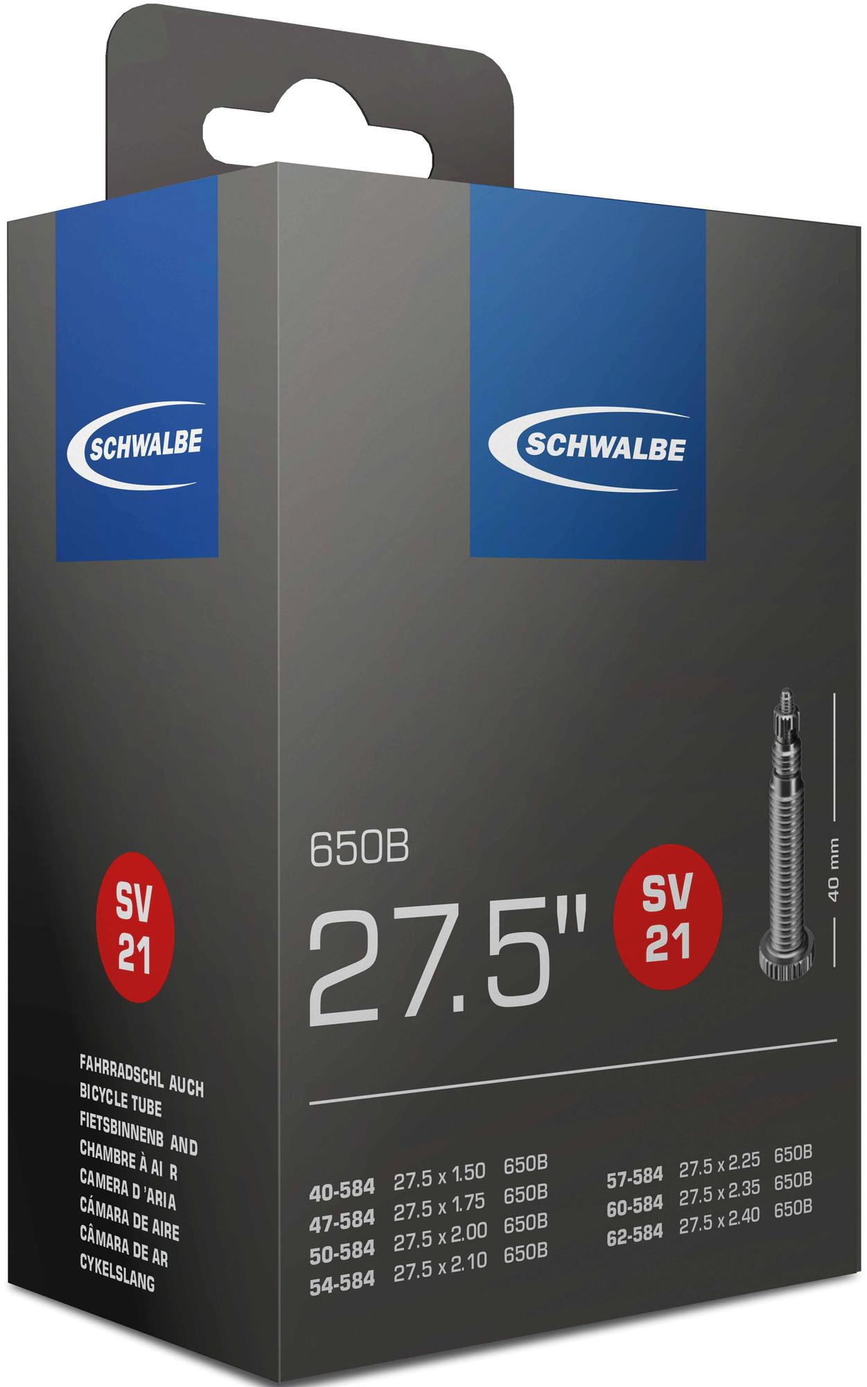 Schlauch "SV21" 27,5" SCHWALBE