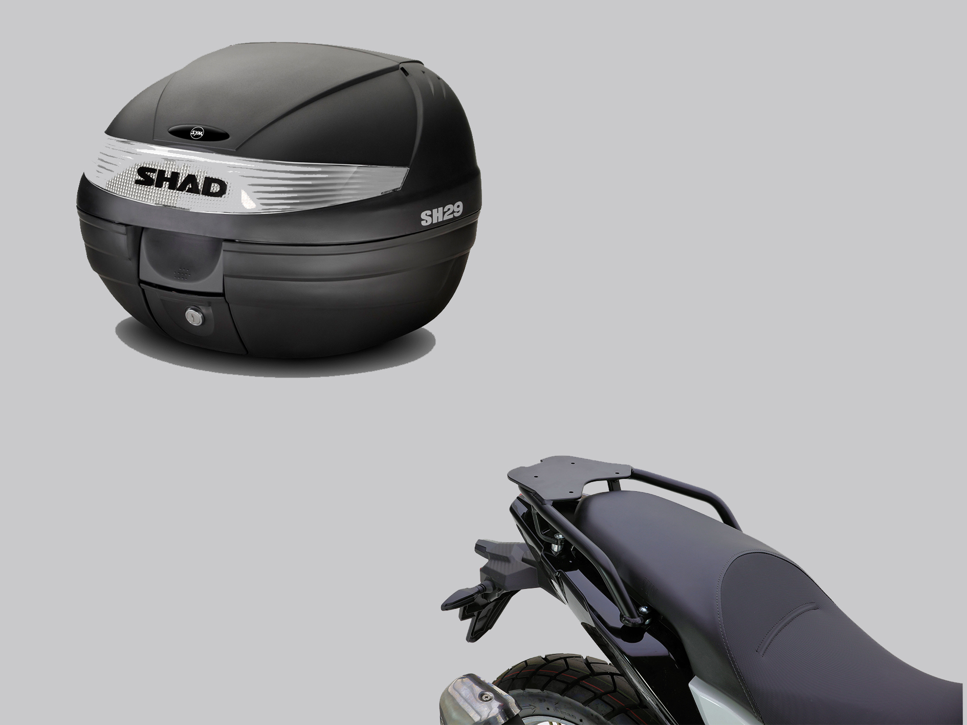 TopCase Kit 29Lfür NH-T 125 SYM