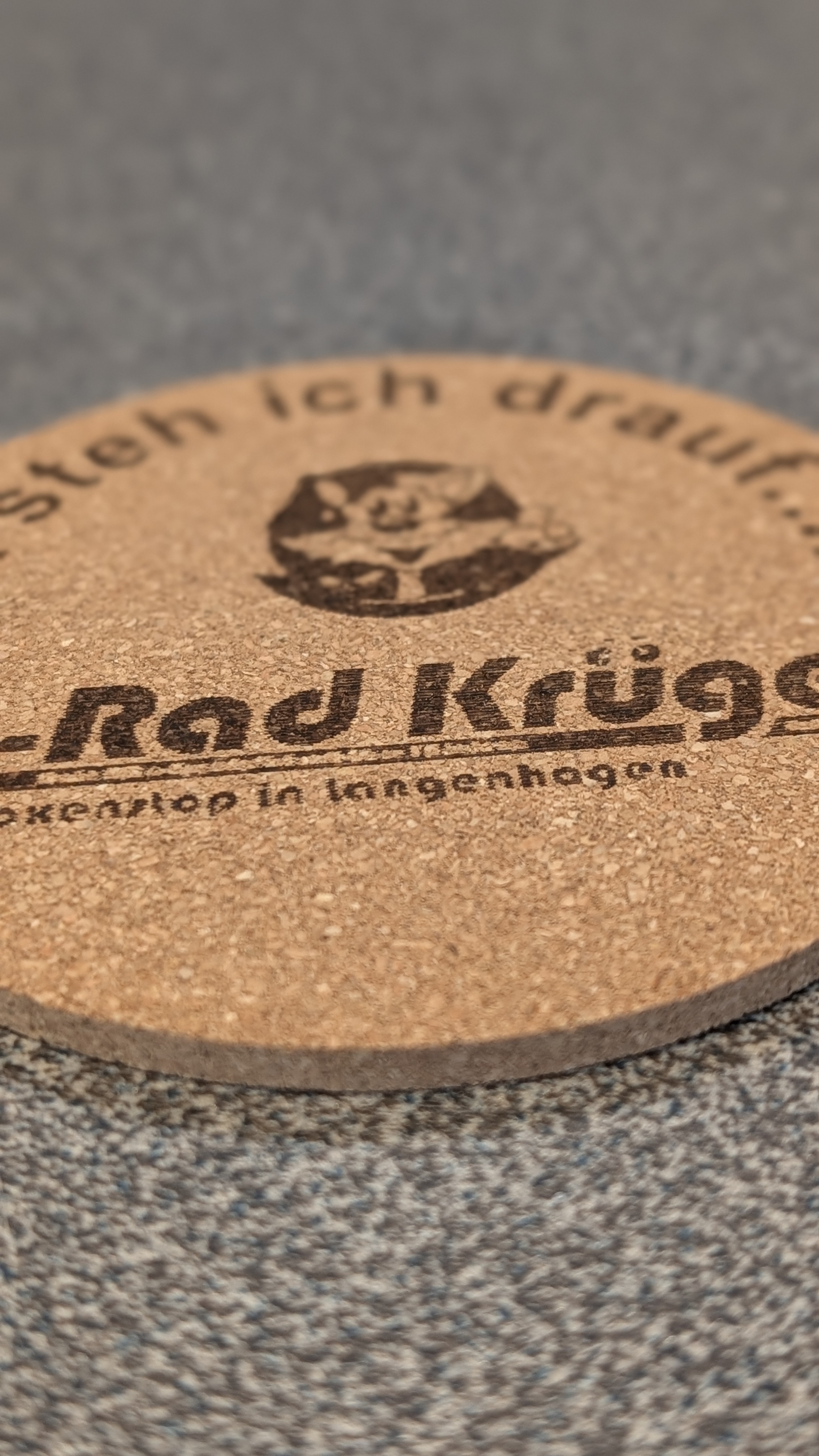 Bierdeckel Set 4 Stk. aus Kork